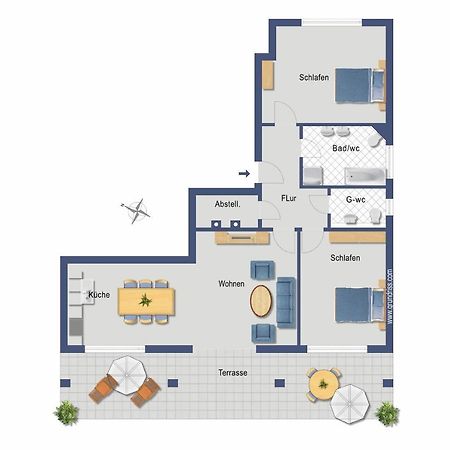 Villa Kaja Wohnung Kaiserbad コルスヴァント エクステリア 写真